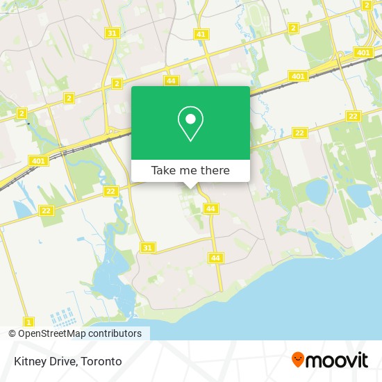 Kitney Drive map