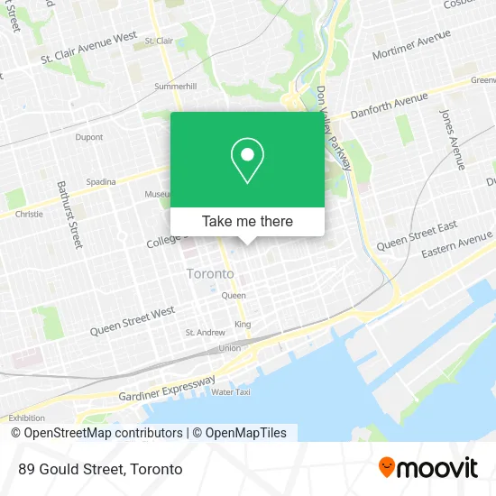89 Gould Street map