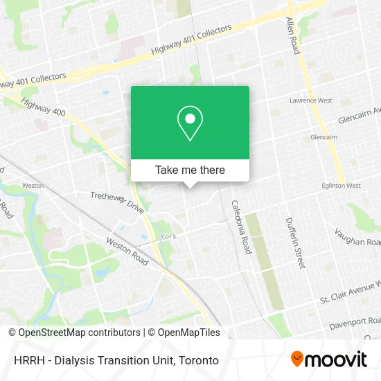 HRRH - Dialysis Transition Unit map