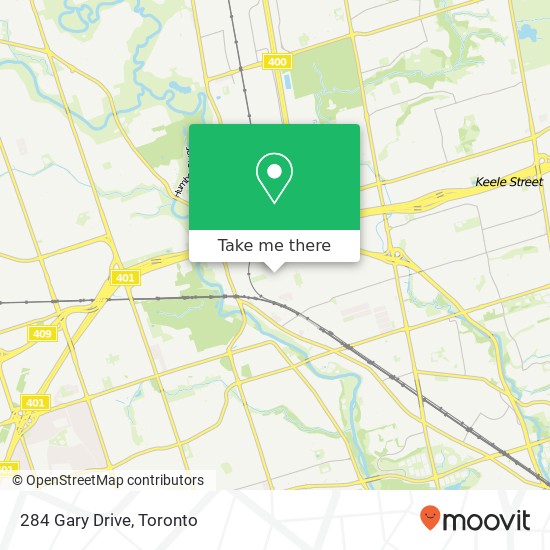 284 Gary Drive map