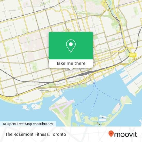 The Rosemont Fitness map