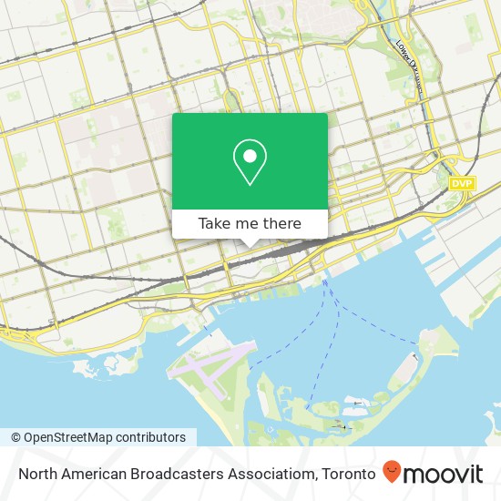 North American Broadcasters Associatiom map