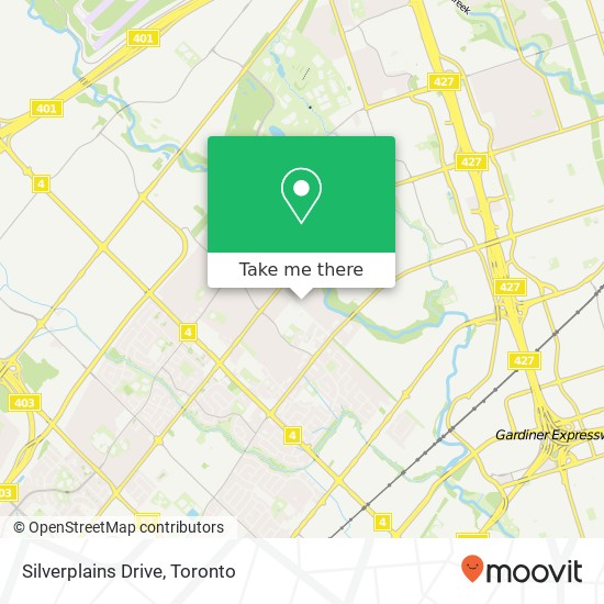 Silverplains Drive map