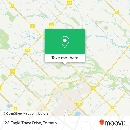 23 Eagle Trace Drive map