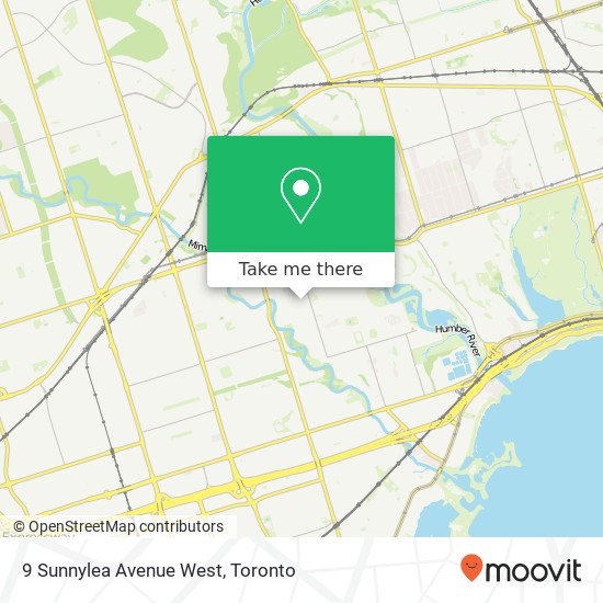 9 Sunnylea Avenue West map