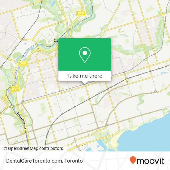 DentalCareToronto.com map