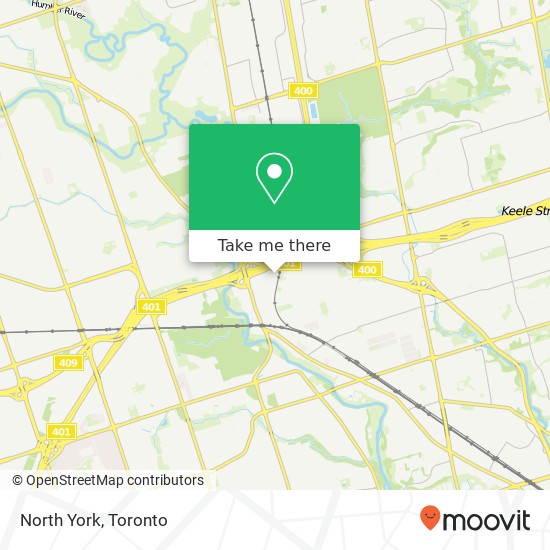 North York map