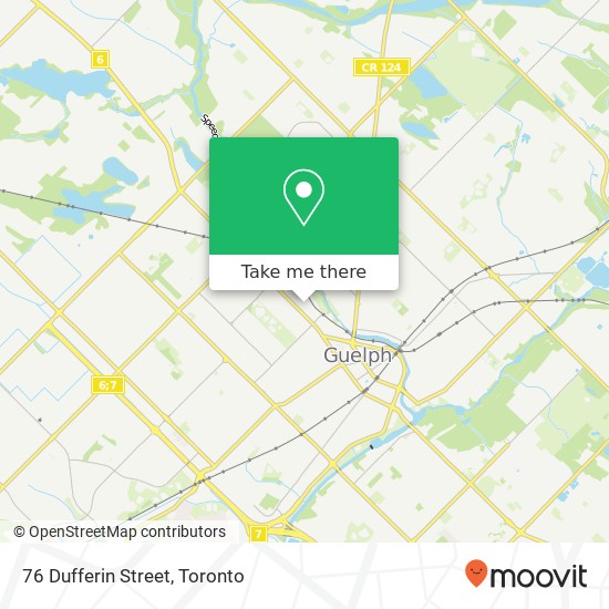 76 Dufferin Street map