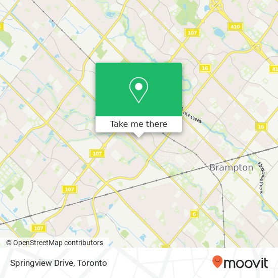 Springview Drive map