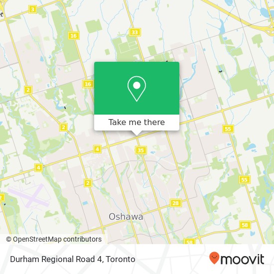 Durham Regional Road 4 plan