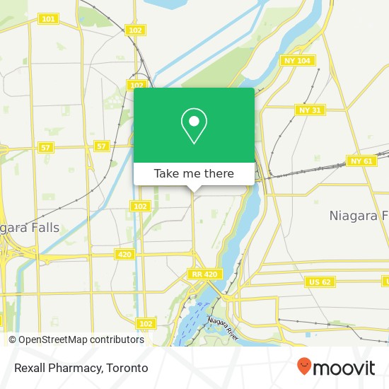 Rexall Pharmacy map