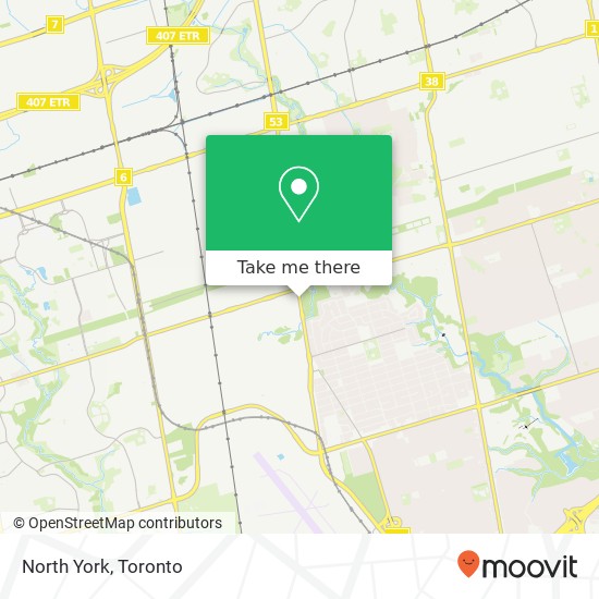 North York map