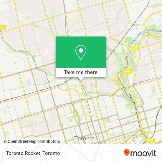 Toronto Rocket map