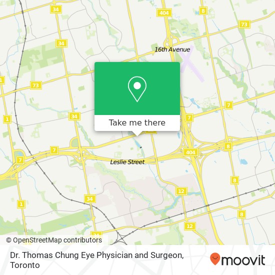 Dr. Thomas Chung Eye Physician and Surgeon map