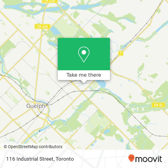 116 Industrial Street map