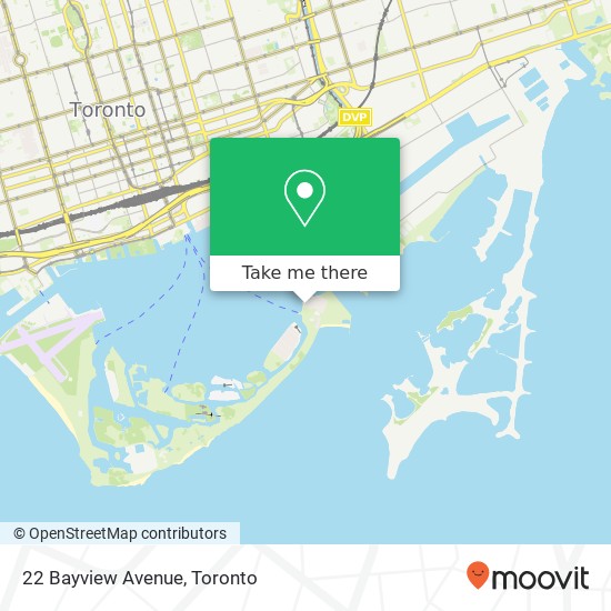 22 Bayview Avenue map