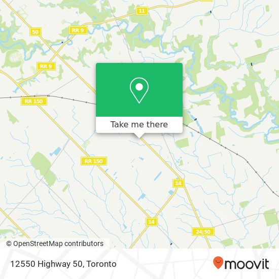12550 Highway 50 map