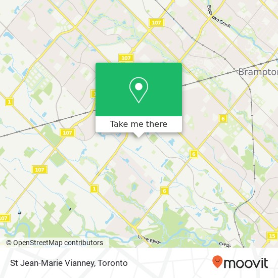 St Jean-Marie Vianney map