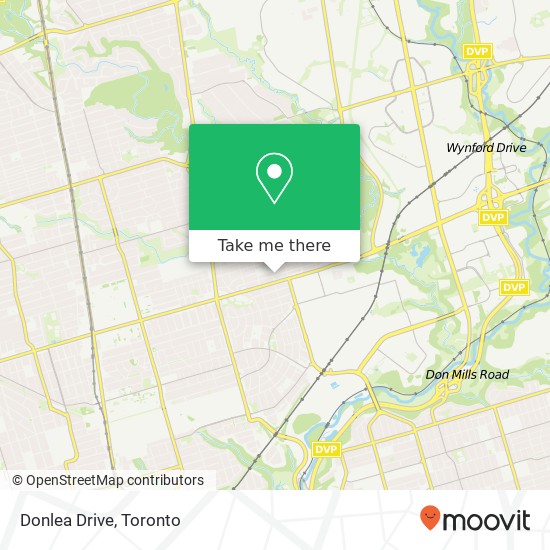 Donlea Drive map