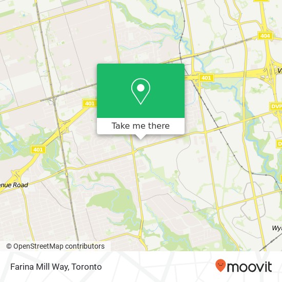 Farina Mill Way map