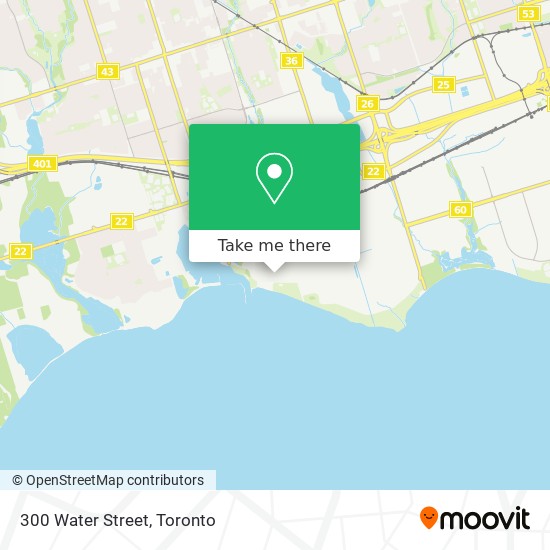 300 Water Street map