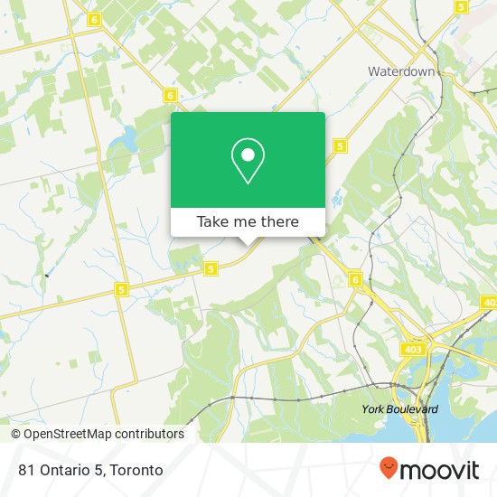 81 Ontario 5 map