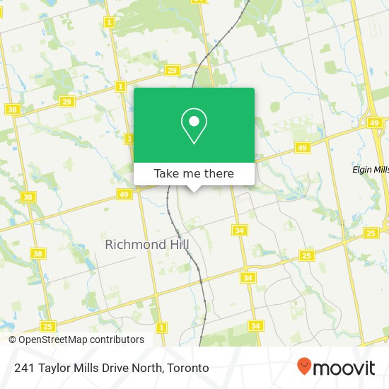 241 Taylor Mills Drive North map