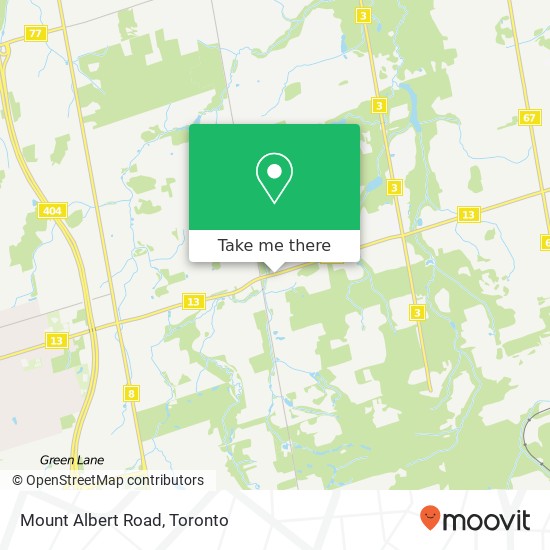 Mount Albert Road map