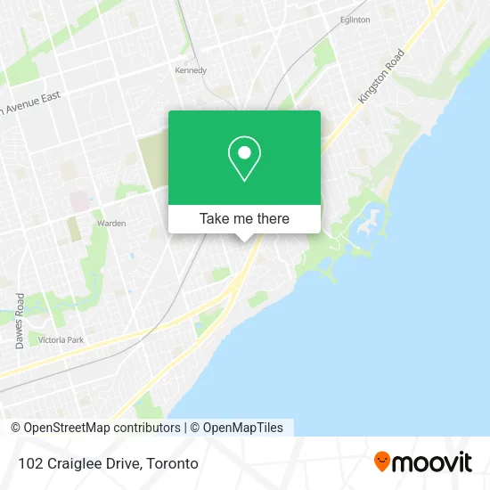 102 Craiglee Drive map
