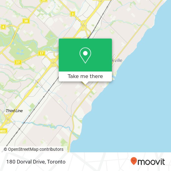 180 Dorval Drive map