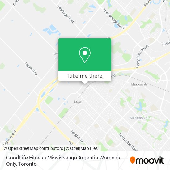 GoodLife Fitness Mississauga Argentia Women's Only plan