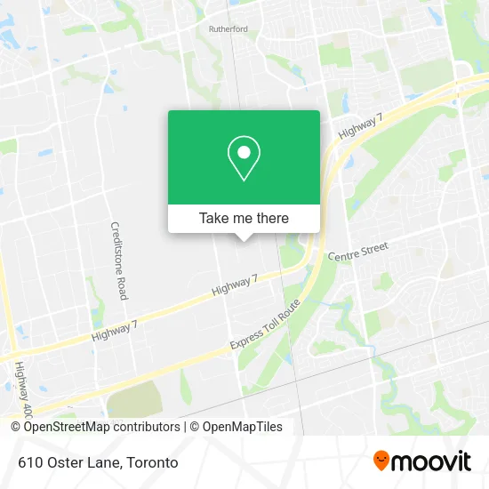 610 Oster Lane map