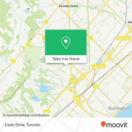 Ester Drive map