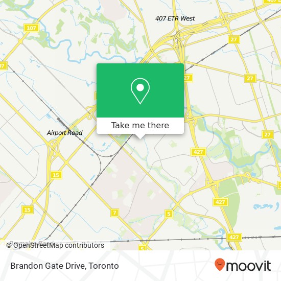 Brandon Gate Drive map