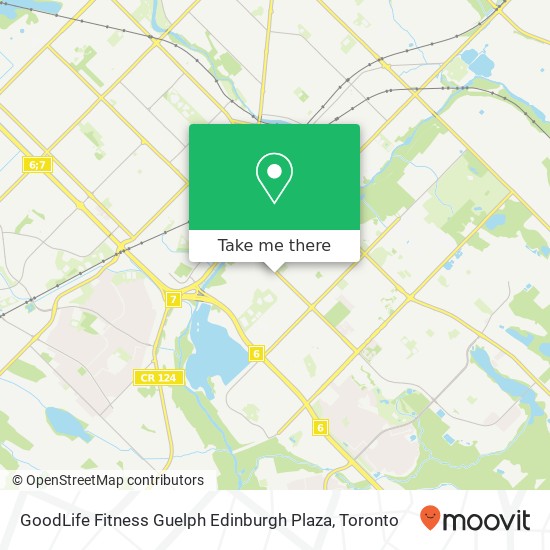 GoodLife Fitness Guelph Edinburgh Plaza plan