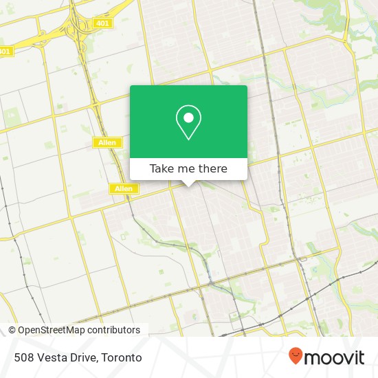 508 Vesta Drive map