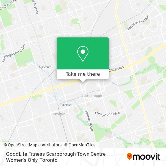 GoodLife Fitness Scarborough Town Centre Women's Only plan