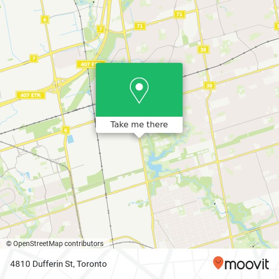 4810 Dufferin St map