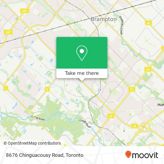 8676 Chinguacousy Road map