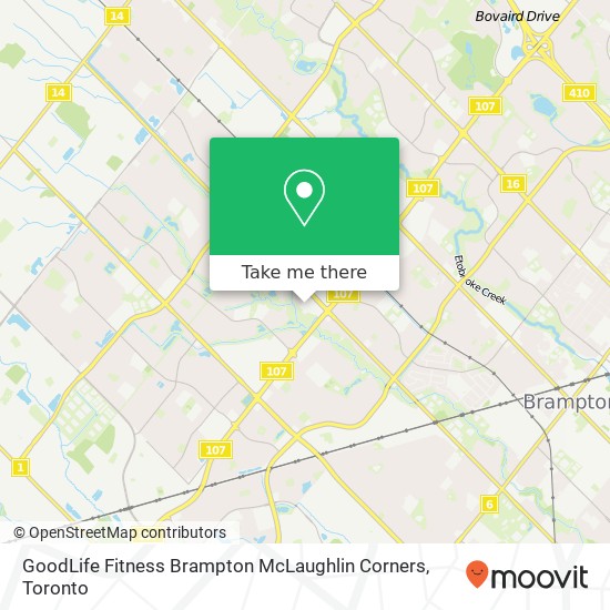 GoodLife Fitness Brampton McLaughlin Corners plan