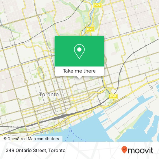 349 Ontario Street map