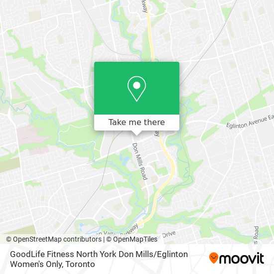 GoodLife Fitness North York Don Mills / Eglinton Women's Only plan