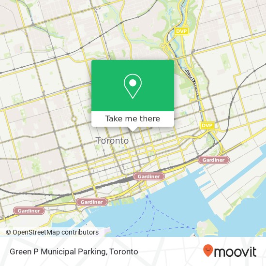 Green P Municipal Parking map