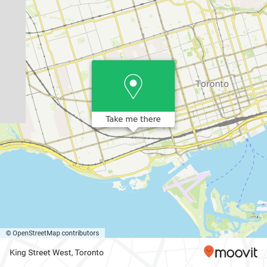 King Street West map