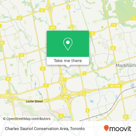 Charles Sauriol Conservation Area map