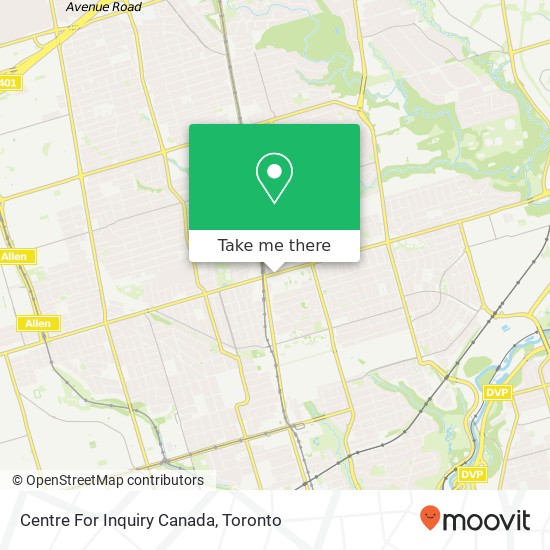 Centre For Inquiry Canada map