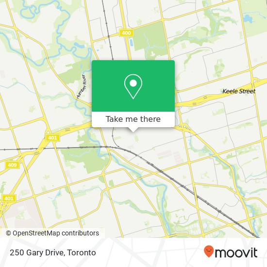 250 Gary Drive map