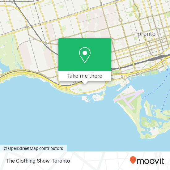 The Clothing Show map