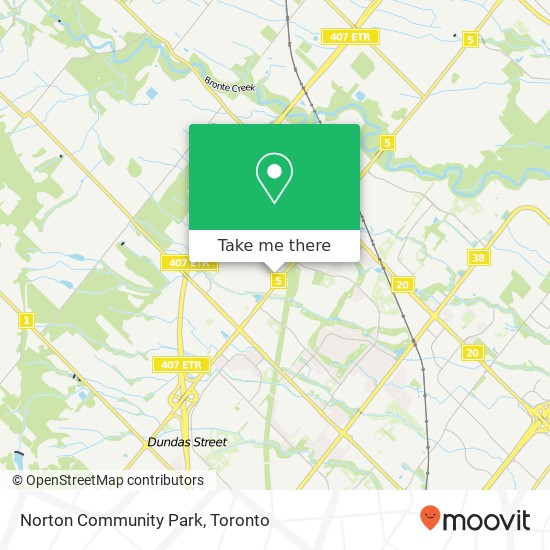 Norton Community Park map