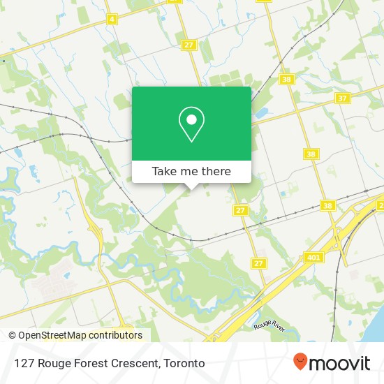 127 Rouge Forest Crescent map